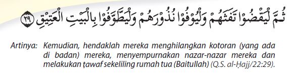 al-hajj ayat 29 beserta artinya