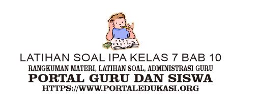 Latihan Soal Ipa Kelas 7 Bab 10 Portal Edukasi