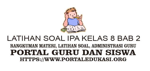 Latihan Soal Ipa Kelas 8 Bab 2 Portal Edukasi