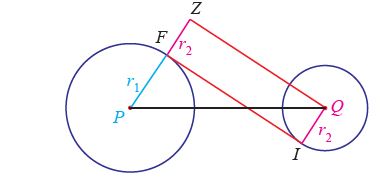 contoh garis singgung dalam lingkaran