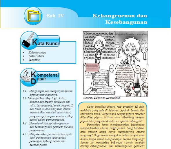 Matematika Kelas 9 Kekongruenan Dan Kesebangunan Portal Edukasi