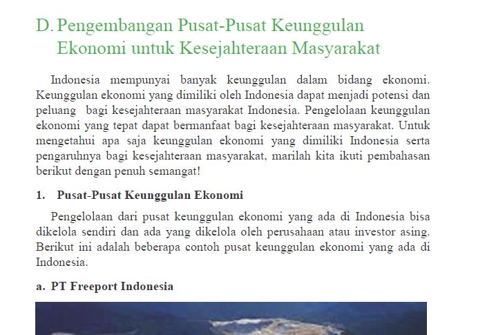 Pusat Keunggulan Ekonomi Di Indonesia Berpengaruh Besar