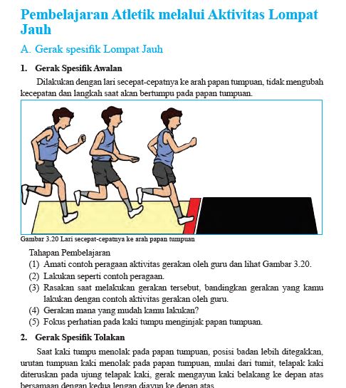 Materi Pjok Kelas 8 Lompat Jauh Portal Edukasi