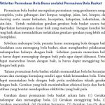 materi pjok kelas 9 bola basket