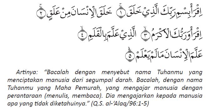 Al-Alaq ayat 1-5