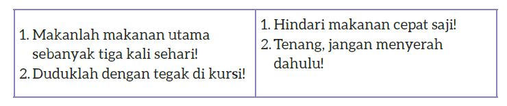 kalimat ajakan dan larangan